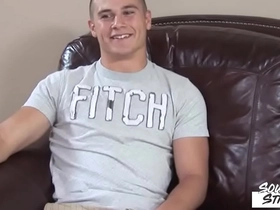 SOUTHERNSTROKES Horny Gay Blake Amateur Masturbates Solo