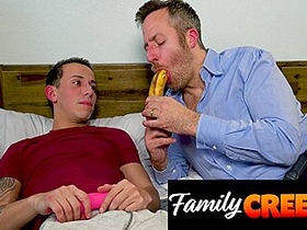 Stepdad Shows Jock Stepson A Think Or 2 About Barebacking