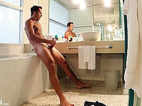 Extreme Hottie Keep On Jacking His Stiff Penis Here With Seth Rose