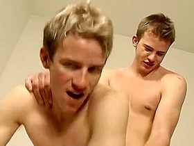 Blond-haired Twink Stud Gets Ass-fucked From Behind