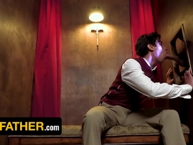 YesFather - Cute Latino Boy Gabe Bradshaw Gets Drilled By Perv Priest During Passionate Confession
