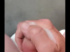 Quick jerk off at work